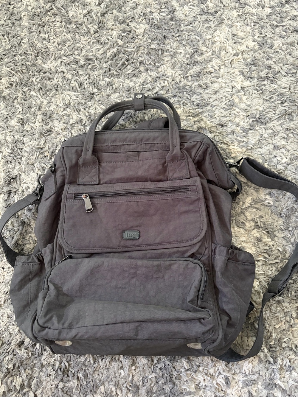 Lug Via 3 in 1 Convertible Grey Backpack